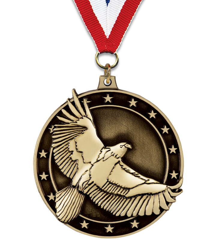 2" Eagle 3D Medal