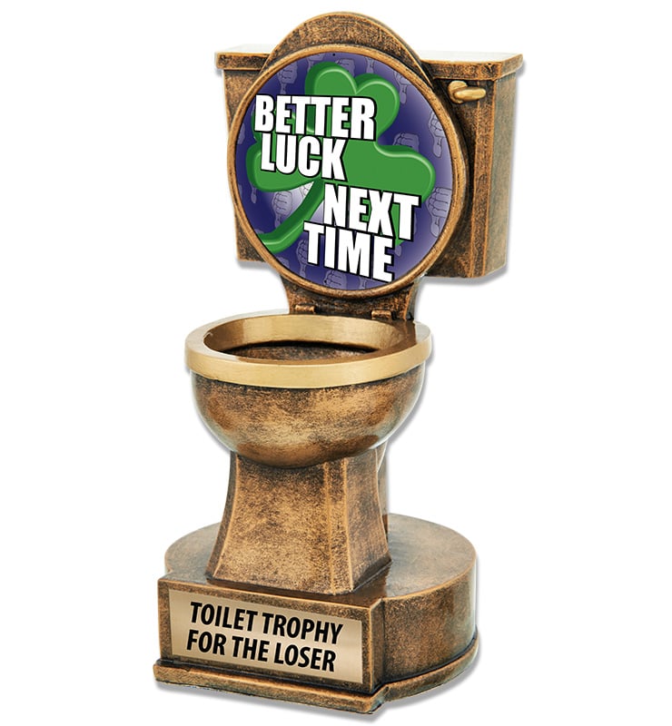 For The Loser Toilet Sculpture