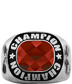 Ruby Gemstone Silver Championship Ring