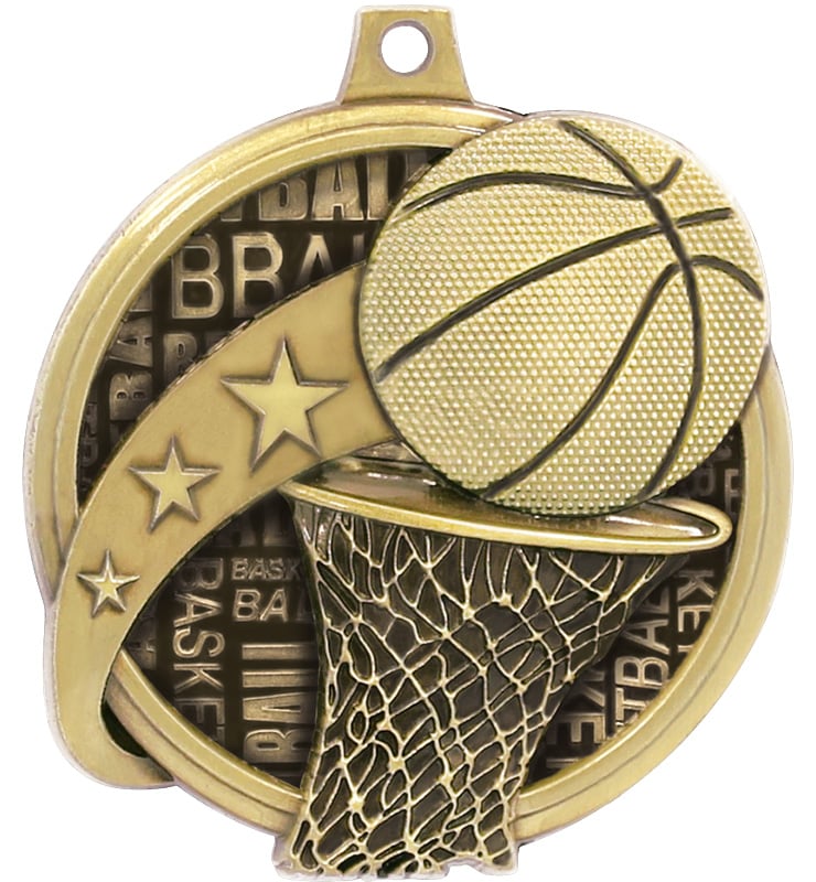 2" Kudos Basketball Medals