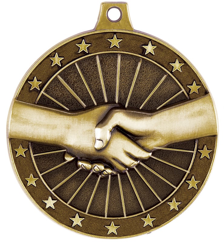 2" Handshake Medal