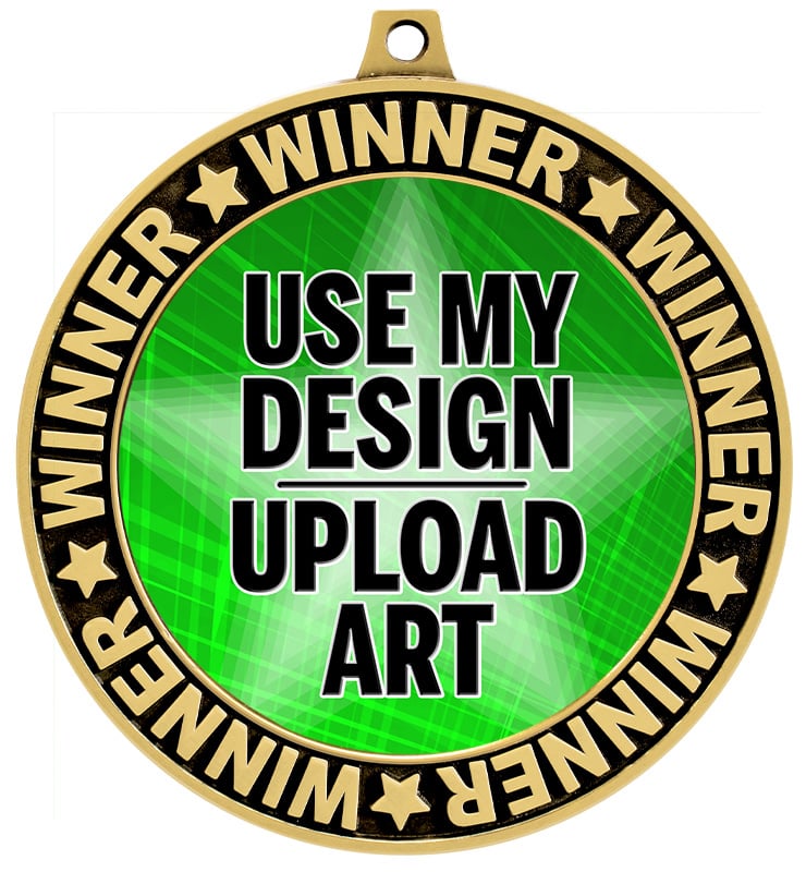 2 3/4" Winner Perimeter Insert Medal