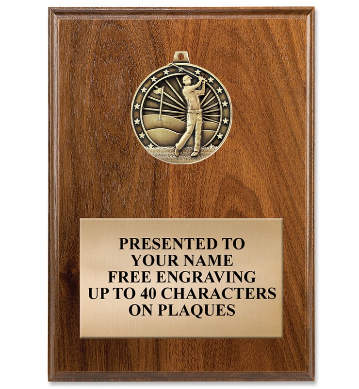 Golf Medallion Plaques