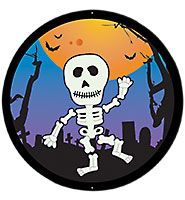 2" Halloween Skeleton Sticker