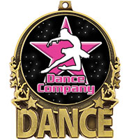 3" Dance Double Action 2.0 Medal