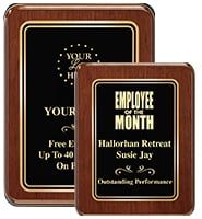 Walnut Chatoyant Plaques