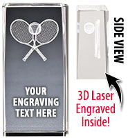 Tennis Laser Crystal
