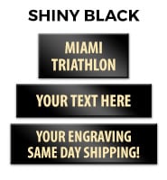 Shiny Black Engraving Plate