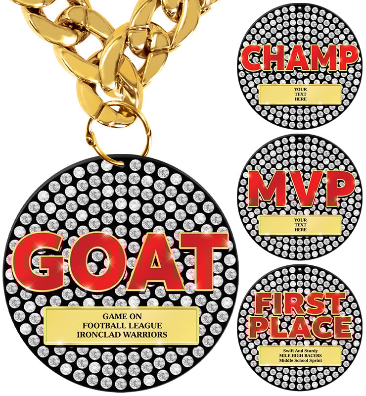 6" Baller Acrylic Medals