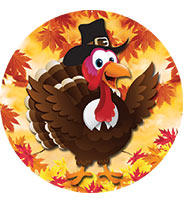 2" Turkey Sticker