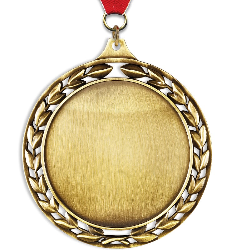 2 1/2" Laurel Wreath Blank Medals