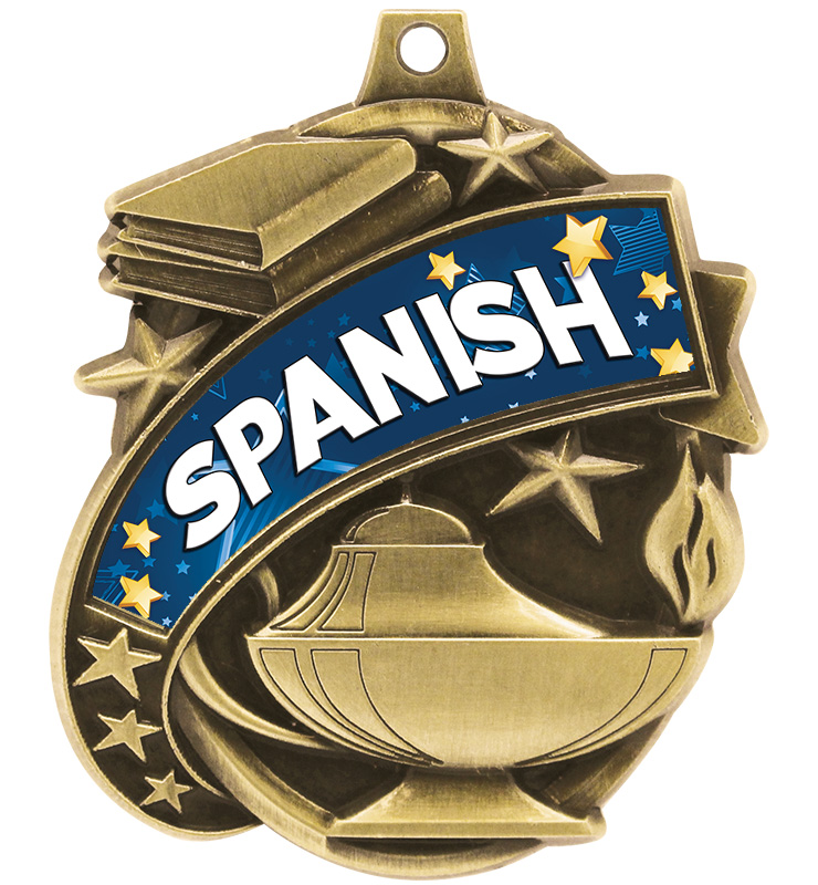 2 1/4" Kudos Spanish Medal