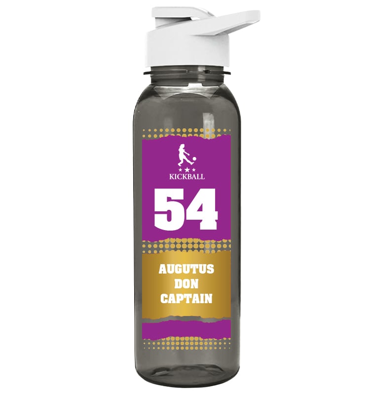 Gray School Spirit Water Bottle 24oz - Purple Gold