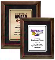 Premium Bronze Paradigm Frame Plaque With Neutral Plates