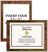 Slide In Certificate Holder