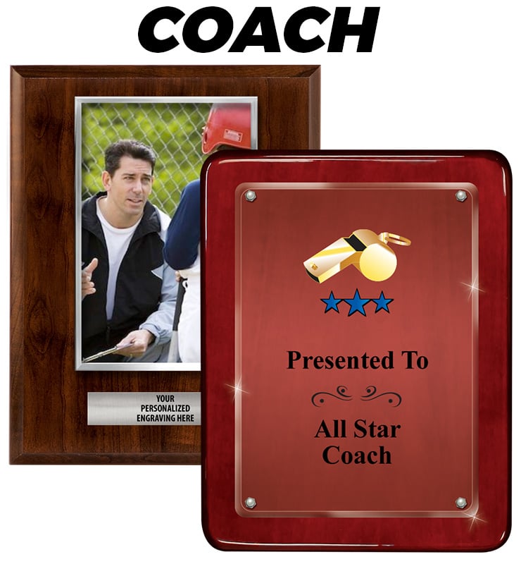 Coach Plaques