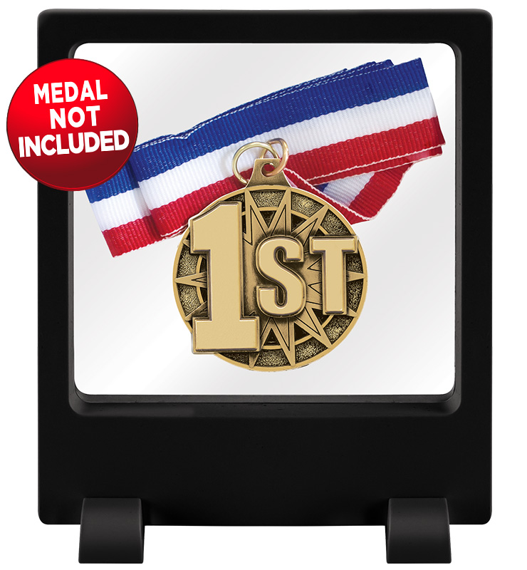 Floating Medal Display