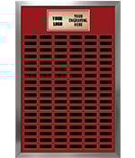 108 Plate Portrait Frame Perpetual Plaque