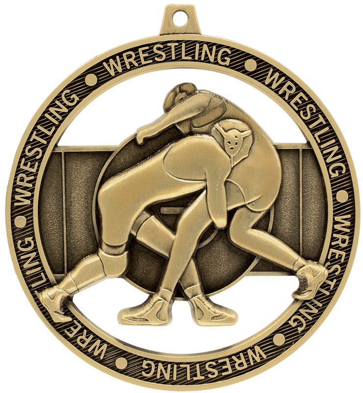 3" Massive Rimz Wrestling Medal