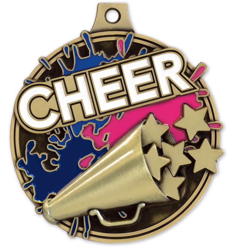 2" Cheer Splash Medals