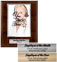 Employee Recognition Slide-In Photo Plaque