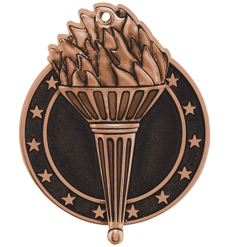 2" Torch Medals
