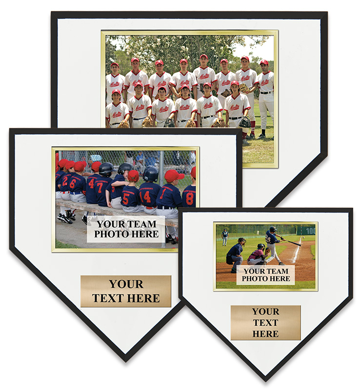 Home Plate Team Photo Plaque