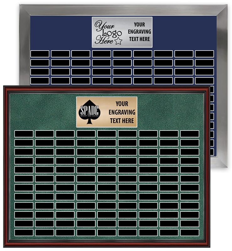 108 Plate Landscape Frame Perpetual Plaque