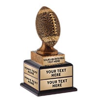 Rustic Football Perpetual Trophy
