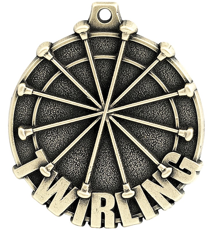 2" Twirling Medals