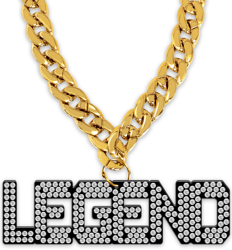 9" Legend Statement Baller Acrylic Medal