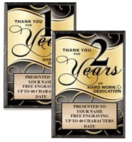 Years Of Service Plaques