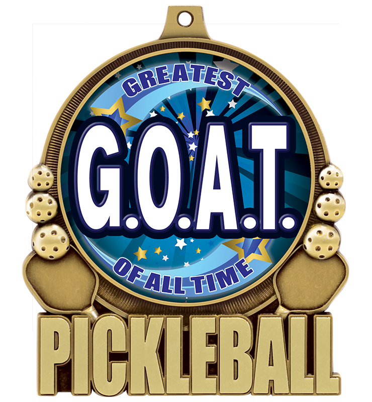 3" Pickleball Double Action 2.0 Medals