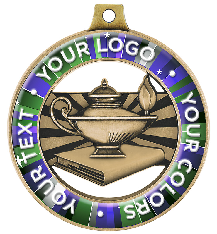 Custom Scholastic Rimz Medal
