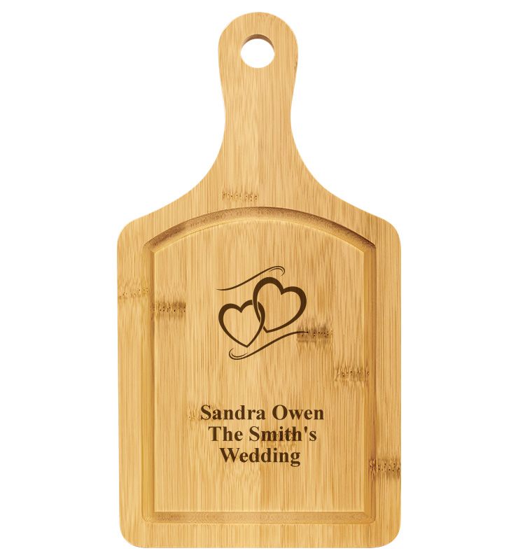 13 1/2" Bamboo Cutting Board With Handle