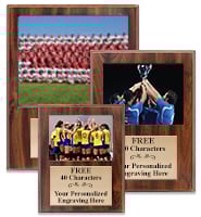 Classic Wood Vertical Photo Plaque