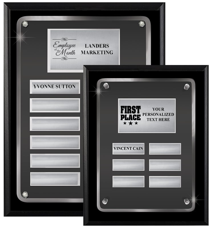 Floating Acrylic Perpetual Plaques