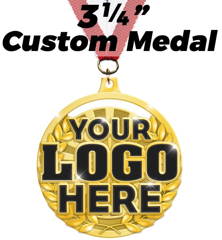 3 1/4" Custom Diecast Medal