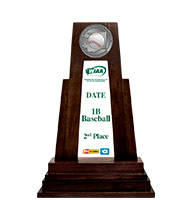 WIAA 2nd Place Miniature Trophy