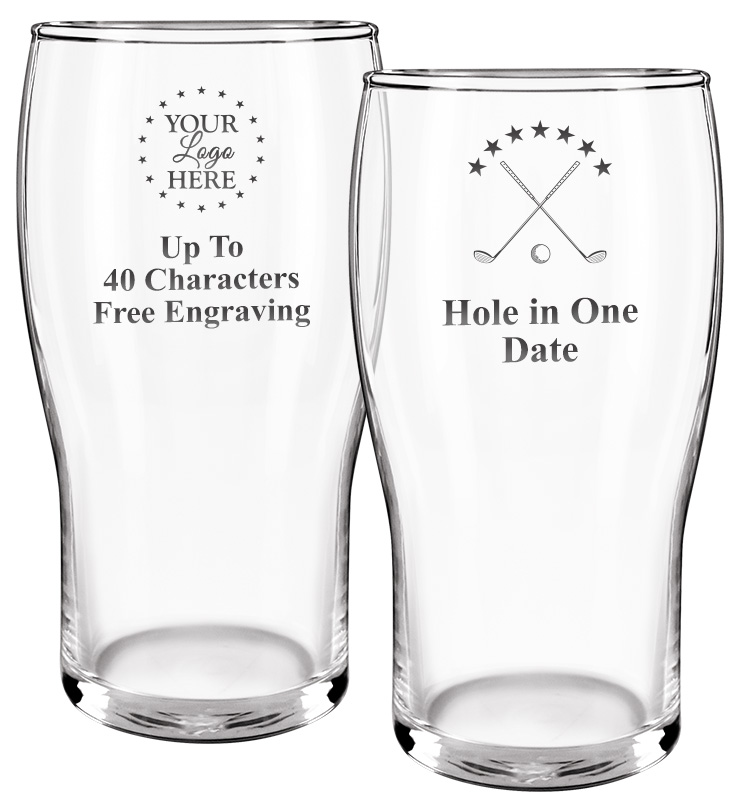 Golf Belfast Beer Glass 19.3oz