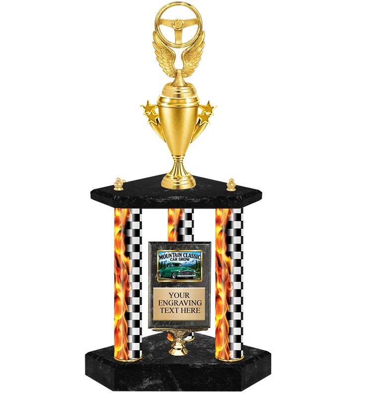 3 Poster Dash Plaque Riser Trophy&nbsp;
