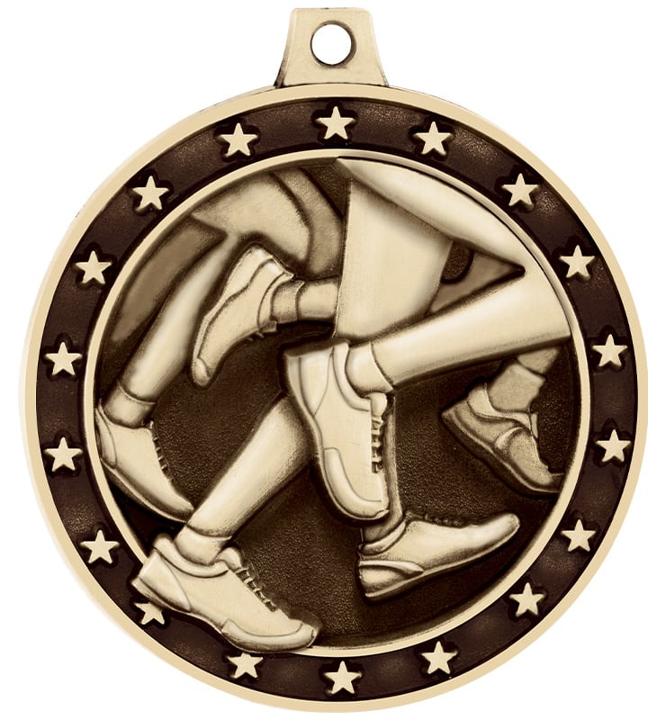 2" 3D Running Medals