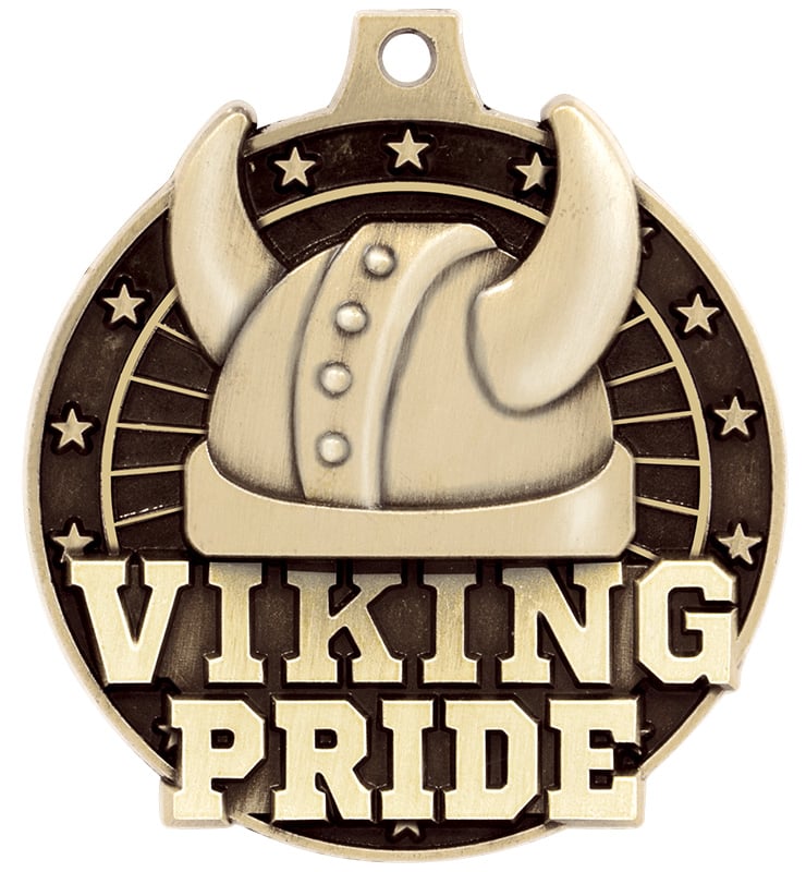 2" 3D Viking Pride Medal