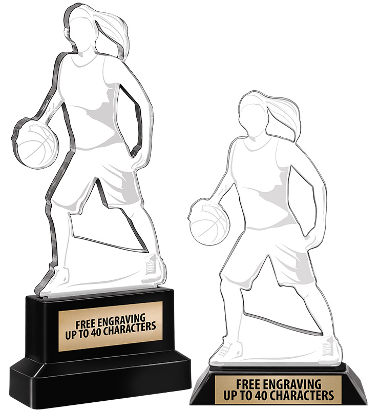 Basketball Female Dynamic Acrylic