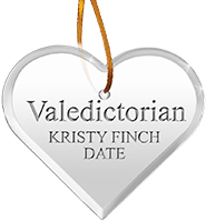 Heart Acrylic Ornament