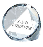 Crystal Prism Paperweight