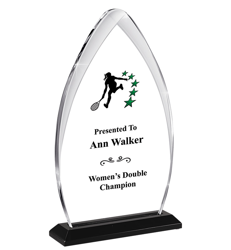 Tear Drop Acrylic Award