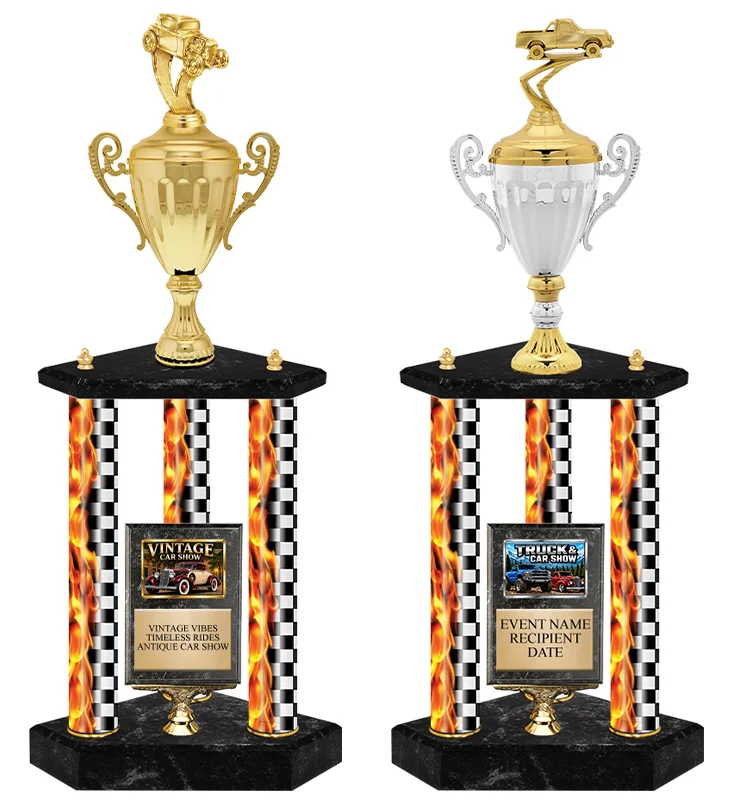 3 Poster Dash Plaque Accolade Cup Trophies