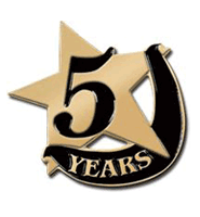 5 Year Anniversary Recognition Pin