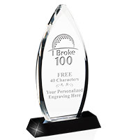 Tear Drop Acrylic Awards